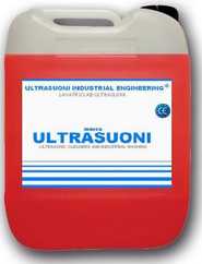 Detergenti sgrassanti e protettivi per lavatrici ad ultrasuoni